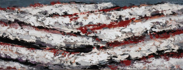 BIJELE ZEMLJE, 2007.<br />ulje na platnu, 63 x 165 cm </br>( 0711 )