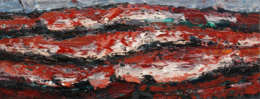 CRVENE ZEMLJE, 2011.<br />ulje na platnu, 63 x 165 cm </br>( 1103 )