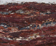 CRVENE ZEMLJE, 2008.<br />ulje na platnu, 41 x 50 cm </br>( 0813 )